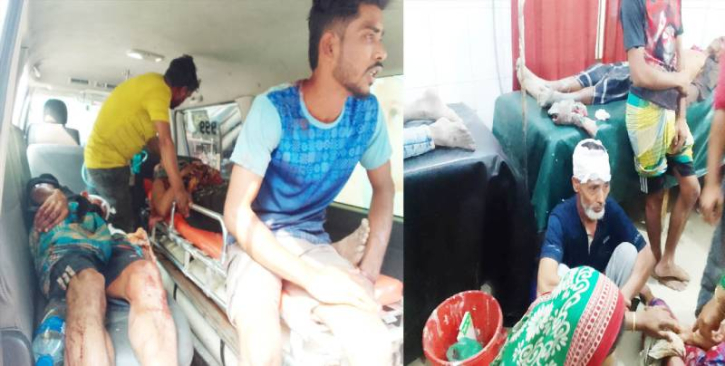 Clash in Araihajar, 15 injured including women Clash in Araihajar, 15 injured including women