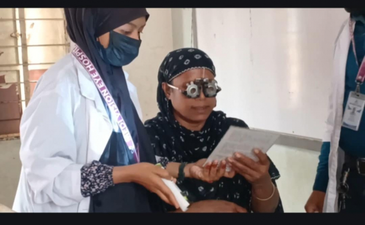 না.গঞ্জে ফ্রী মেডিকেল ক্যাম্প, বিনামূল্যে চিকিৎসা ও ওষুধ পেল ৪শ রোগী না.গঞ্জে ফ্রী মেডিকেল ক্যাম্প, বিনামূল্যে চিকিৎসা ও ওষুধ পেল ৪শ রোগী