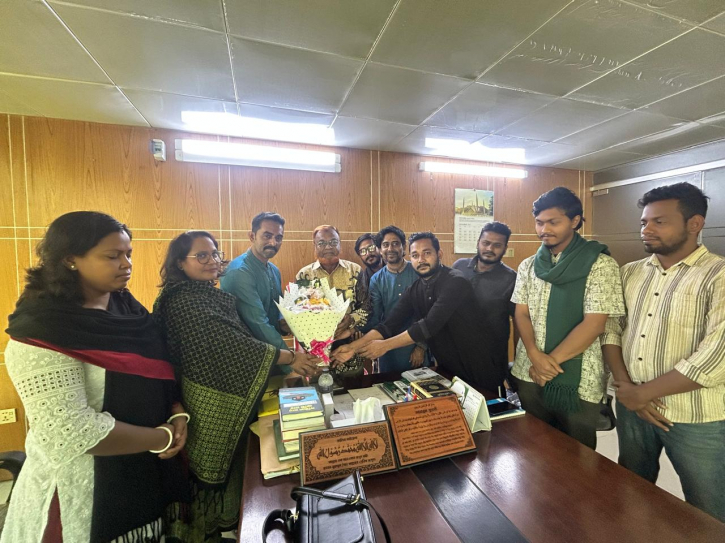 অঞ্জন দাস ও গিয়াসউদ্দিনের সৌজন্য সাক্ষাৎ