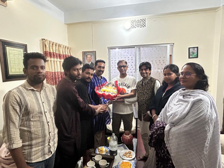 অঞ্জন দাস ও মামুন মাহমুদের বৈঠক