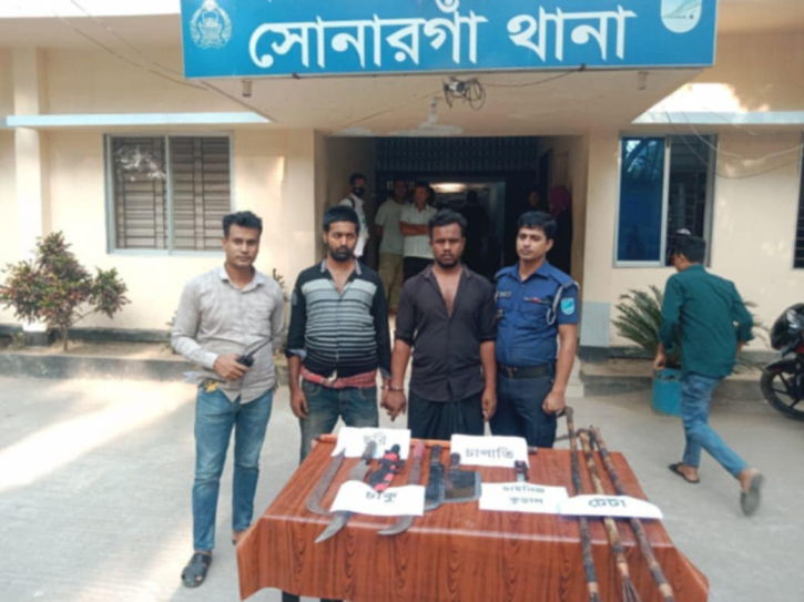 সোনারগাঁয়ে গুলিবিদ্ধসহ দুই ডাকাত গ্রেপ্তার সোনারগাঁয়ে গুলিবিদ্ধসহ দুই ডাকাত গ্রেপ্তার