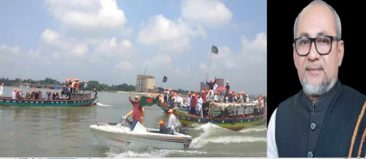 সোনারগাঁয়ে মেঘনার বুকে চেয়ারম্যান লায়ন বাবুলের শো-ডাউন সোনারগাঁয়ে মেঘনার বুকে চেয়ারম্যান লায়ন বাবুলের শো-ডাউন