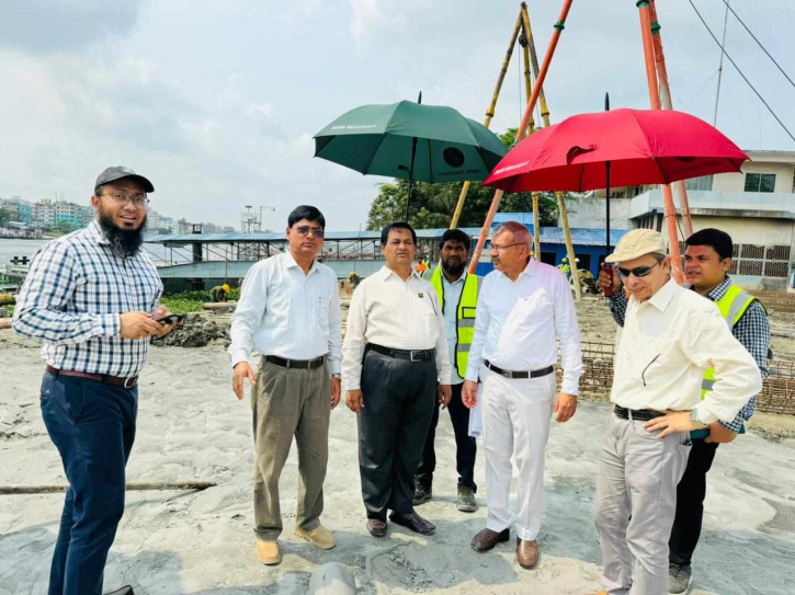 না.গঞ্জে মাল্টিপারপাস টার্মিনাল নির্মাণকাজ পরিদর্শনে বিশ্বব্যাংক প্রতিনিধি না.গঞ্জে মাল্টিপারপাস টার্মিনাল নির্মাণকাজ পরিদর্শনে বিশ্বব্যাংক প্রতিনিধি