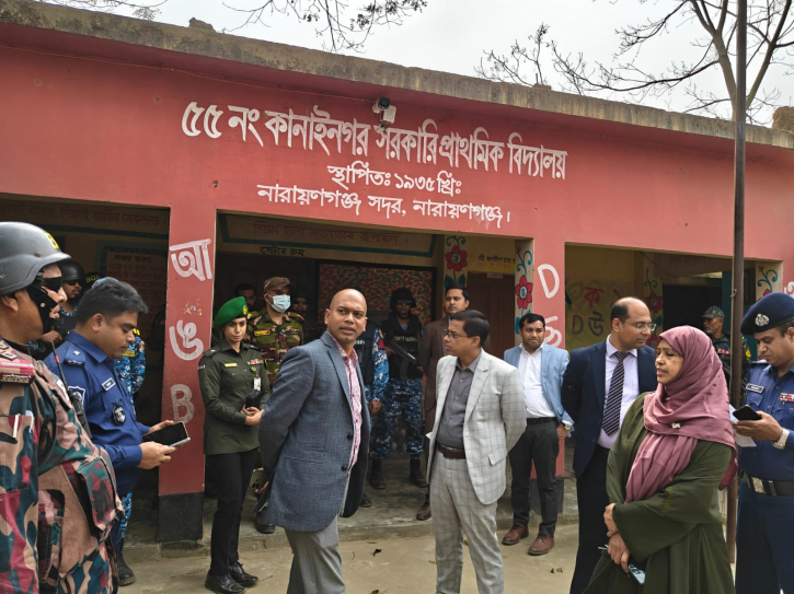 ভোট কেন্দ্র গুলোতে অপ্রীতিকর ঘটনা এড়াতে আইনশৃঙ্খলা বাহিনী প্রস্তুত থাকবে 