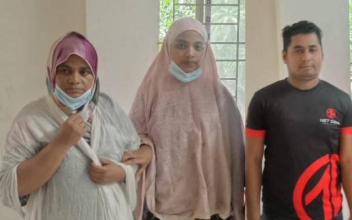 বন্দরে মা মেয়েসহ গ্রেপ্তার ৩ বন্দরে মা মেয়েসহ গ্রেপ্তার ৩