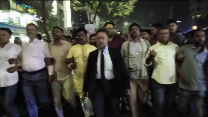 নারায়ণগঞ্জে আওয়ামী লীগ ঠেকাতে বিএনপি মিছিল