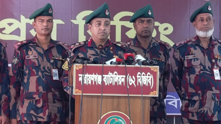 নারায়ণগঞ্জে ১১ বেইজ ক্যাম্প, ৩৬ প্লাটুন বিজিবি মোতায়েন