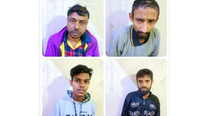 ফতুল্লায় ধারালো অস্ত্রসহ চার ছিনতাইকারী গ্রেফতার