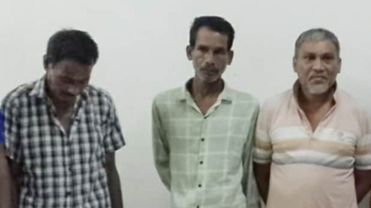 বন্দরে গাঁজাসহ গ্রেপ্তার ৩ বন্দরে গাঁজাসহ গ্রেপ্তার ৩