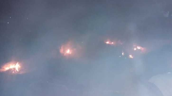 ইট ভাটায় গ্যাস সিলিন্ডার বিস্ফোরণে ভয়াবহ অগ্নিকাণ্ড