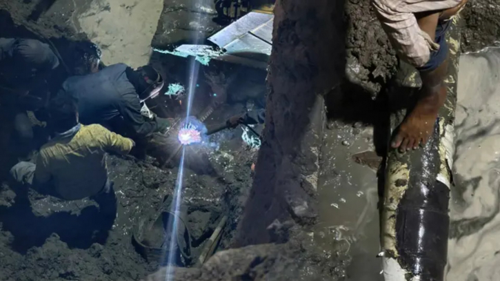 নারায়ণগঞ্জে আবারও তিতাস লাইনে ফাটল, গ্যাস সরবরাহ বন্ধ