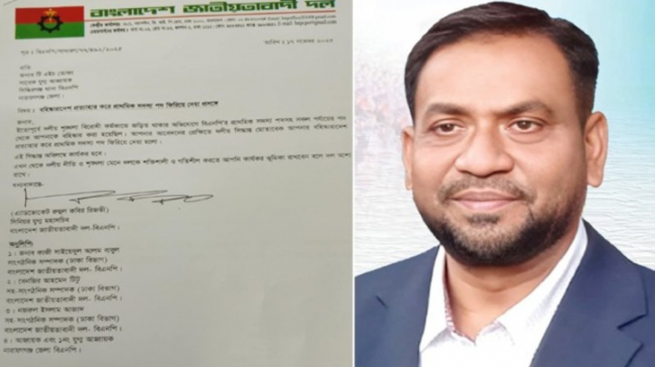 বিএনপি নেতা টিএইচ তোফার বহিষ্কারাদেশ প্রত্যাহার