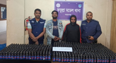 ফতুল্লায় ফেন্সিডিলের বিকল্প সিরাপ উদ্ধার, গ্রেপ্তার ২