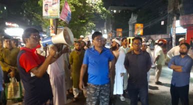 চাষাঢ়ায় পঞ্চায়েত নেতৃবৃন্দকে মাদক ব্যবসায়ীদের হুমকী, প্রতিবাদে সড়ক অবরোধ বিক্ষোভ মিছিল