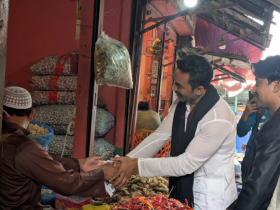 অঞ্জন দাসের গণসংযোগ