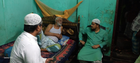 অসুস্থ লিয়াকত হোসেনের পাশে আবদুল জব্বার