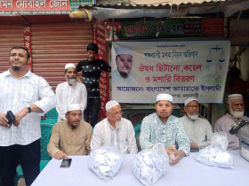জামায়াতের উদ্যােগে মশক নিধন ও ঔষধ বিতরণ  