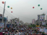 বিকেলে সমাবেশ, দুপুরেই পূর্ণ সমাবেশস্থল