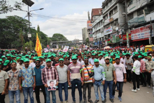 ঢাকায় নাহিদের নেতৃত্বে ছাত্রদলের ব্যাপক শোডাউন 