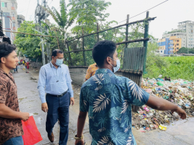 না.গঞ্জে মশক নিধন কার্যক্রম পরিদর্শনে নাসিক