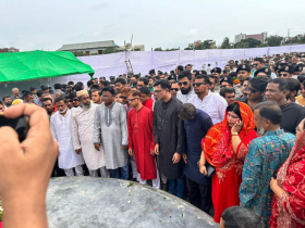 গণঅভ্যুত্থানের বর্ষপূর্তিতে শহীদদের প্রতি না.গঞ্জ বিএনপির শ্রদ্ধা
