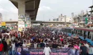 সাম্য হত্যার প্রতিবাদে মাসুদের বিক্ষোভ মিছিল, হাজারও নেতাকর্মীর ঢল