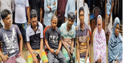 রূপগঞ্জে মুচলেকা দিয়ে মাদক ব্যবসা ছাড়ার অঙ্গীকার ৭ মাদক কারবারি