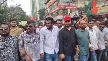 ঢাকায় রিফাতের নেতৃত্বে জেলা কৃষকদলের শোডাউন