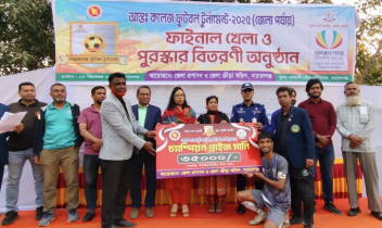 আন্তঃকলেজ টুর্নামেন্টে চ্যাম্পিয়ান তোলারাম