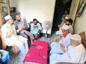 নারায়ণগঞ্জে নিহত শিবির কর্মীর বাড়িতে জামায়াত নেতারা 