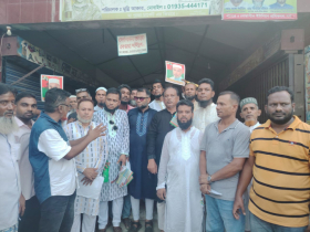 সোনারগাঁয়ে ৩১ দফা বাস্তবায়নে মান্নানের নির্দেশে গনসংযোগ