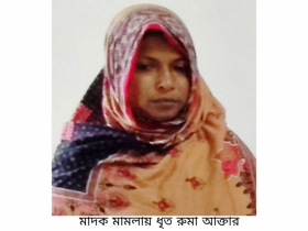 ইয়াবাসহ নারী মাদক কারবারি রুমা গ্রেপ্তার