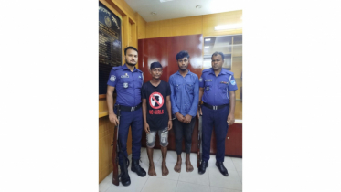 না.গঞ্জে জনতা কর্তৃক ছিনতাইকারী আটক, পুলিশে সোপর্দ 
