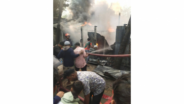 আড়াইহাজারে তুলার কারখানায় অগ্নিকাণ্ড