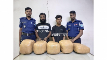 নারায়ণগঞ্জে গাঁজাসহ দুইজন গ্রেপ্তার