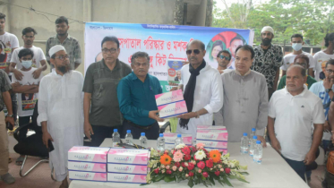 দুই হাসপাতালে বাবুলের ডেঙ্গু টেস্ট কিট প্রদান