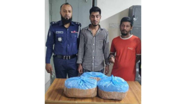 সিদ্ধিরগঞ্জে গাঁজাসহ দুই কারবারি গ্রেপ্তার