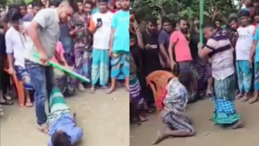 সোনারগাঁয়ে বিচার সালিসে দুই যুবককে চুরির দায়ে ইউপি সদস্যের হাত বেঁধে নির্যাতন