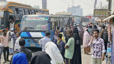 নারায়ণগঞ্জে বাড়িমুখো মানুষের ঢল