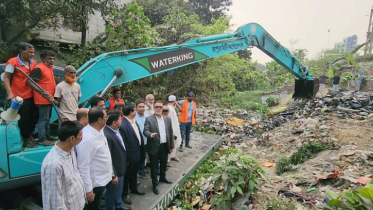 নারায়ণগঞ্জে শুরু হল খাল খনন