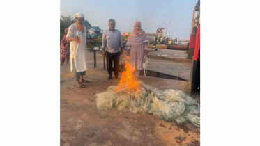 নারায়ণগঞ্জে ৫০ হাজার মিটার কারেন্ট জাল জব্দ