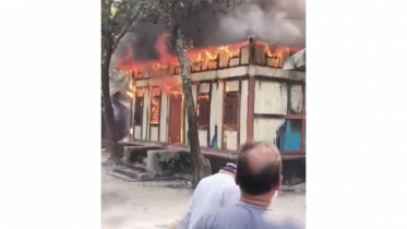 আলীরটেকে বসতবাড়িতে অগ্নিকাণ্ড 
