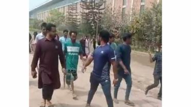 সোনারগাঁয়ে মানববন্ধন থেকে সিমেন্ট কোম্পানির ভেতর হামলা