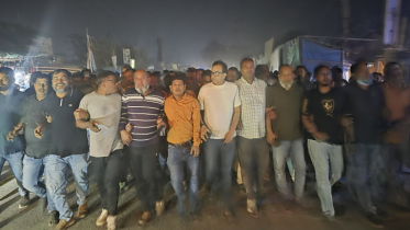 রিয়াদ চৌধুরীর নেতৃত্বে ফতুল্লায় বিএনপির মিছিল