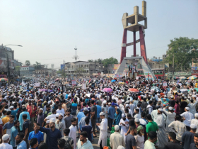 শনিবার না.গঞ্জ থেকে ঢাকা যাবে লাখো জনতা
