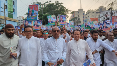 ৩১ দফা ও ধানের শীষ নিয়ে বাবুলের প্রচারণা