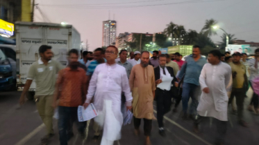 মহানগর বিএনপির লিফলেট বিতরণ 
