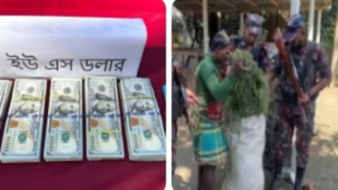 ভারতে পাচারের সময় ৫১ হাজার ডলারসহ যুবক আটক