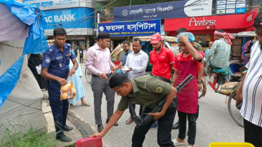 আড়াইহাজারে ভ্রাম্যমান আদালতের অভিযানে ৪ দোকানীকে অর্থদন্ড