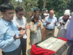 সোনারগাঁও পৌরসভার নবনির্মিত জনগুরুত্বপূর্ণ দুটি রাস্তার আনুষ্ঠানিক উদ্বোধন